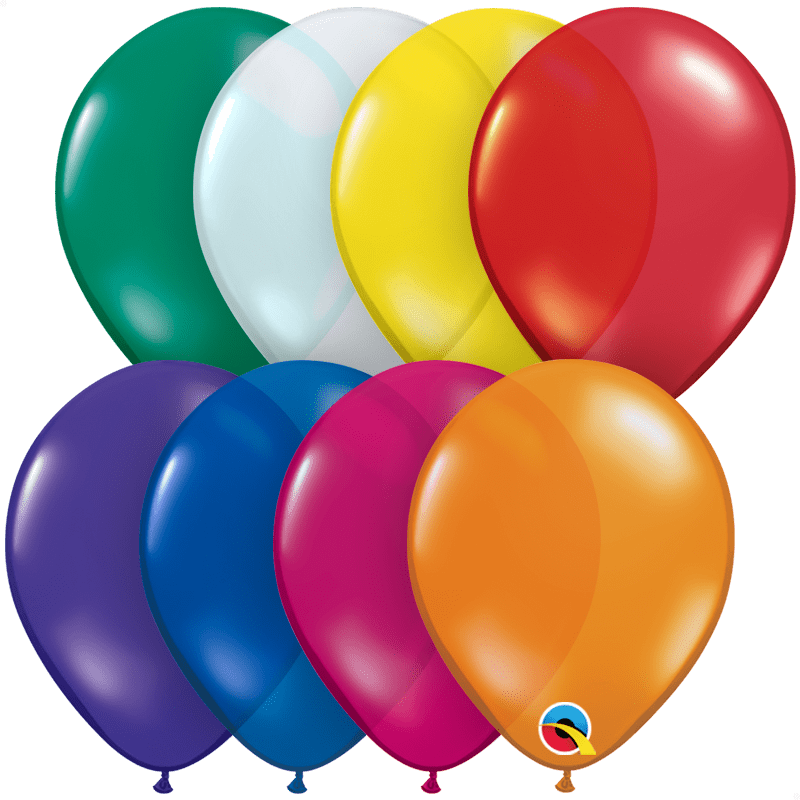 Jewel Tone Balloons (Transparent Balloons)
