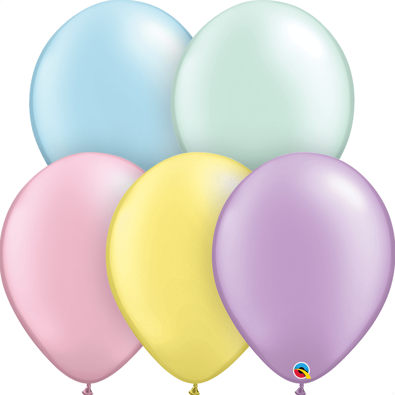 Opaque Pastel Pearlized Balloons