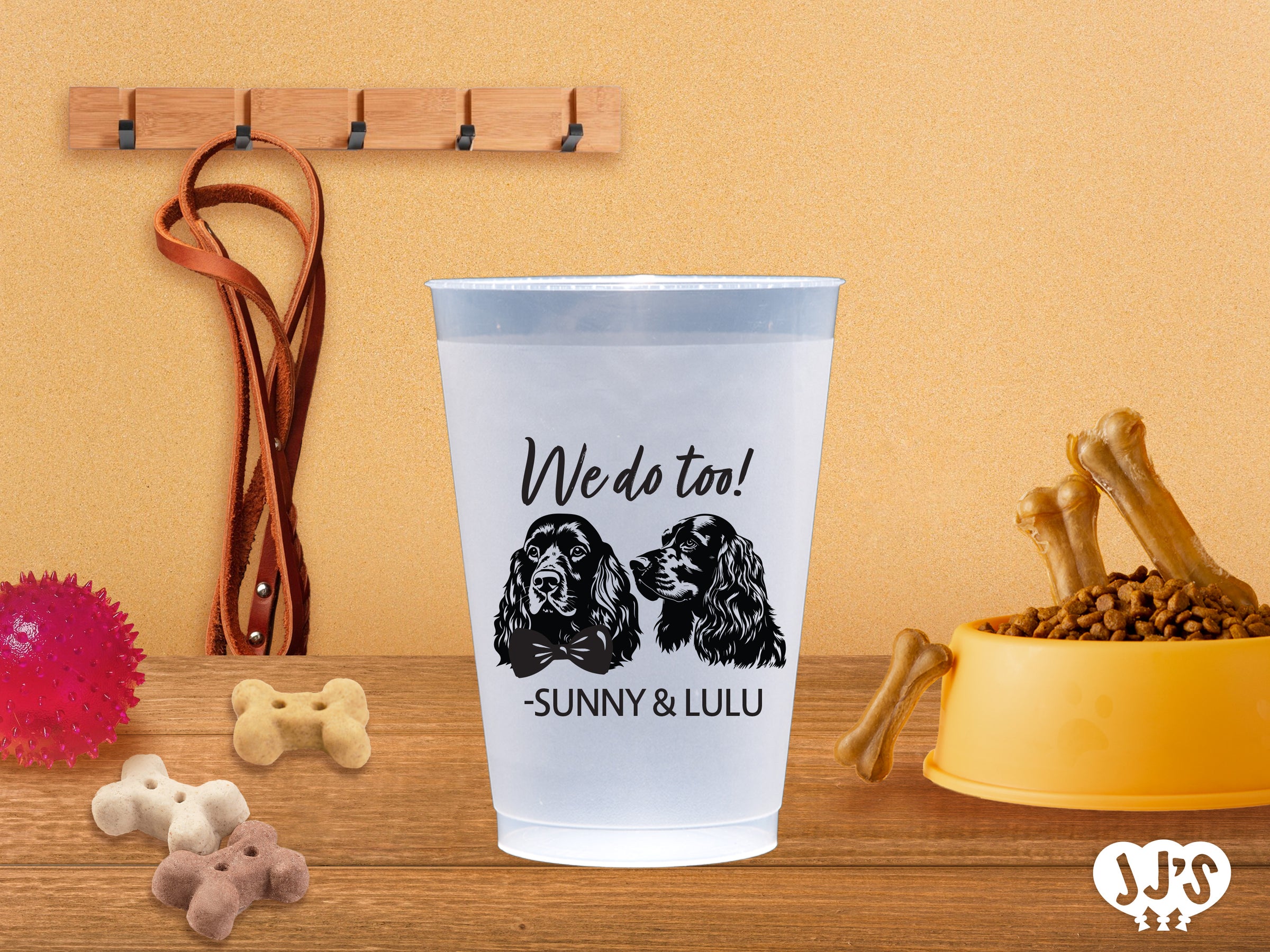 Pet Dog Custom Frosted Cups