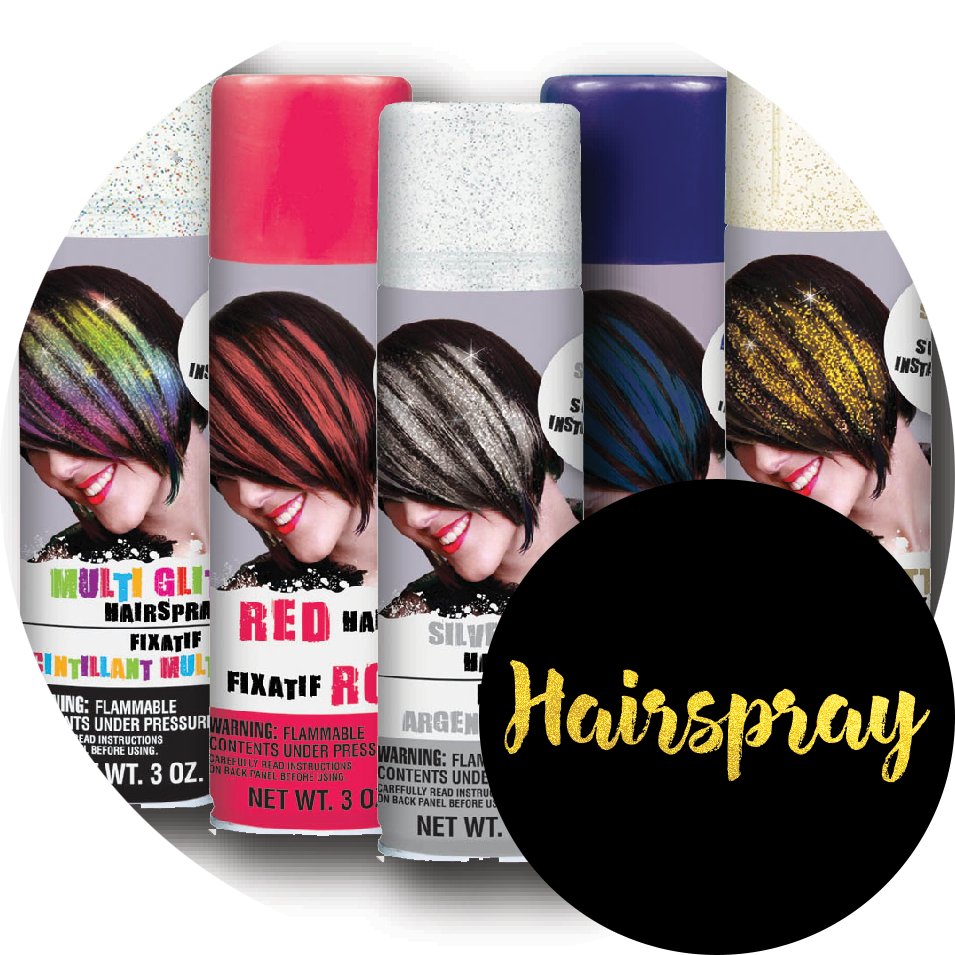 Colored Hair Spray - JJ's Party House