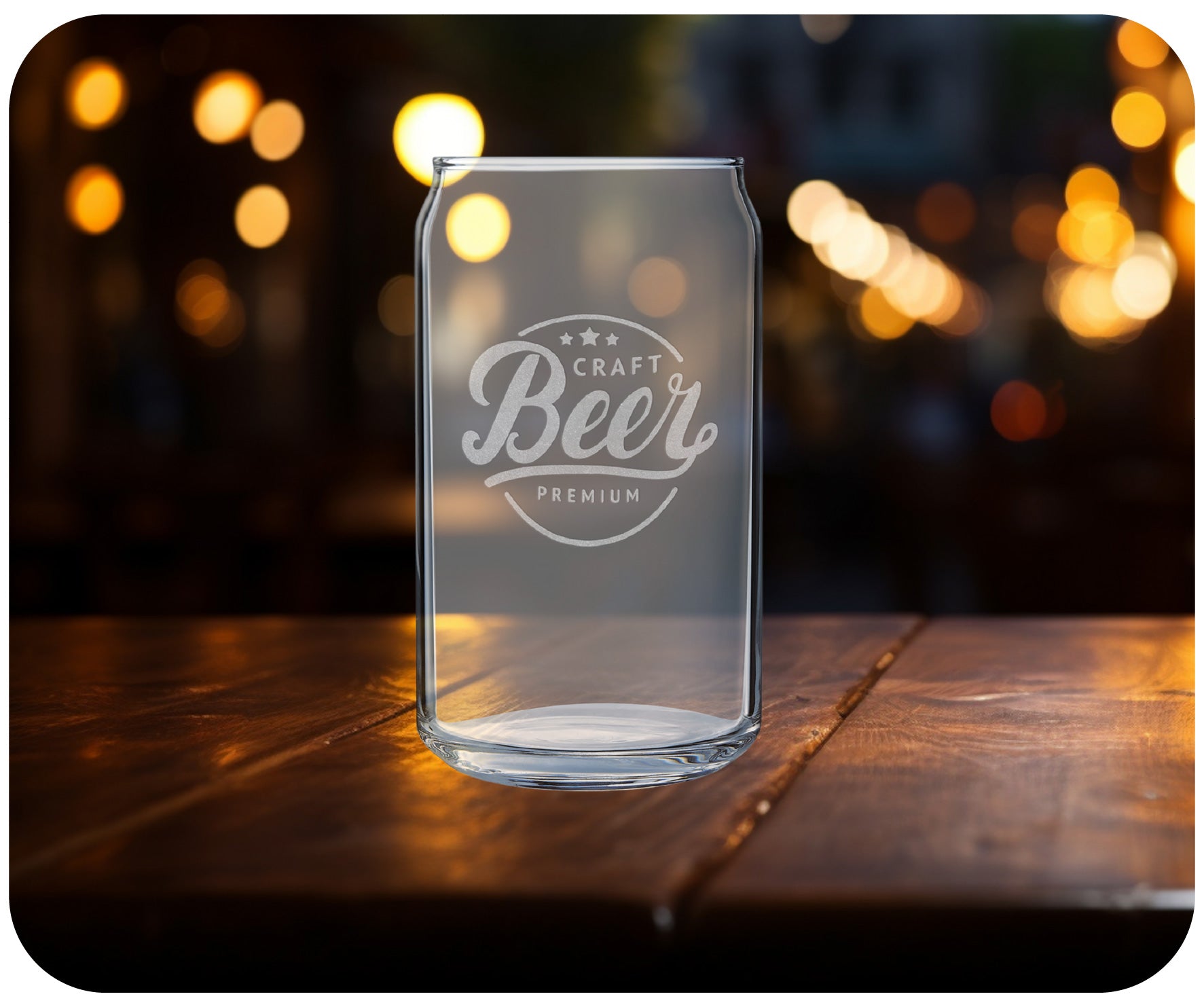 Custom Can Glasses - JJ's Party House McAllen, TX