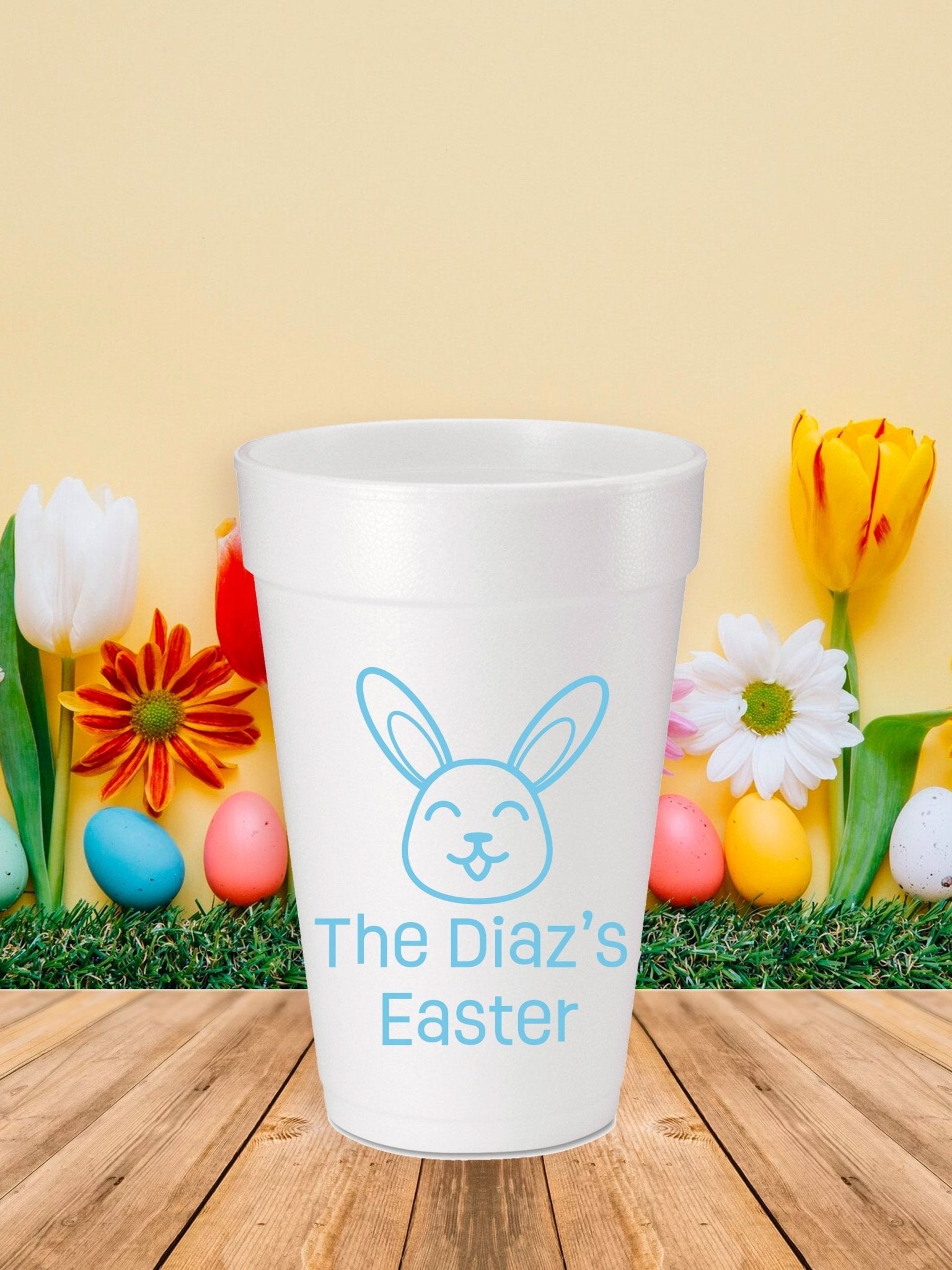 Custom Easter Party Supplies - JJ's Party House - Custom Frosted Cups and Napkins