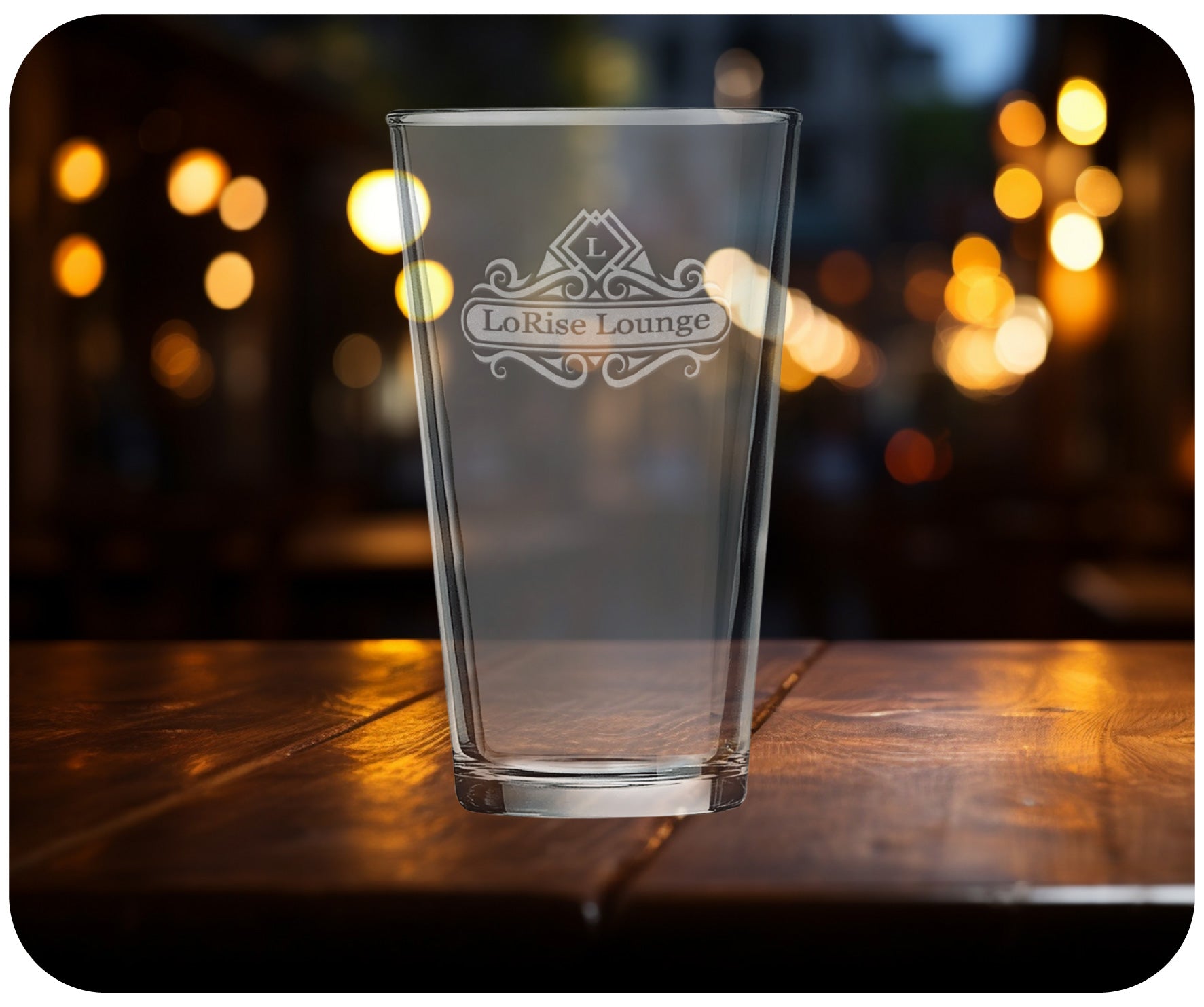 Custom Pint Beer Glasses - JJ's Party House McAllen, TX