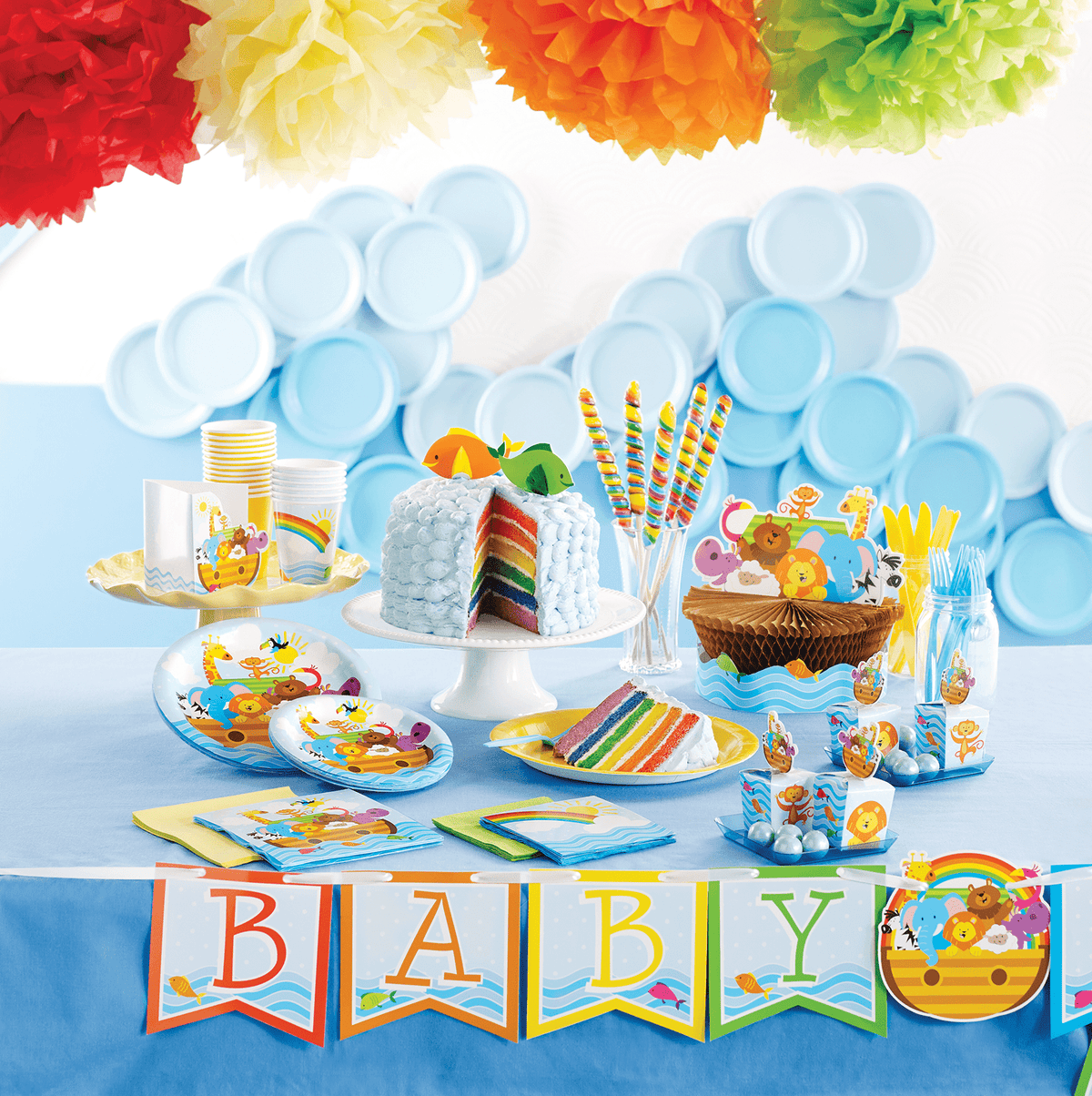 Noah's Ark Baby Shower Party Supplies - JJ's Party House: Birthday,Balloons,Favors,Gifts