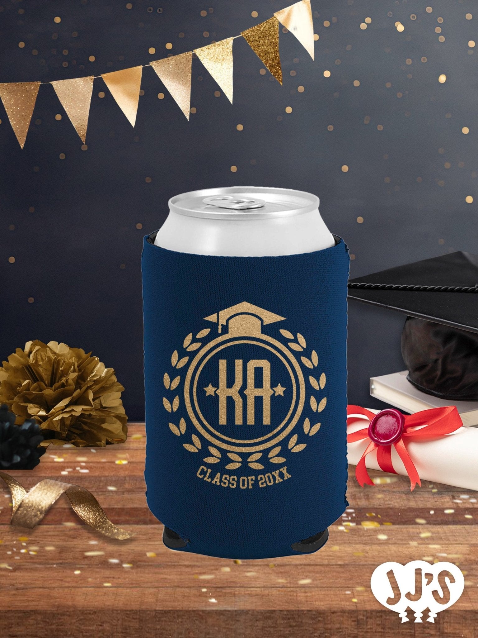 Personalized Graduation Can Coolers - JJ's Party House: Birthday,Balloons,Favors,Gifts