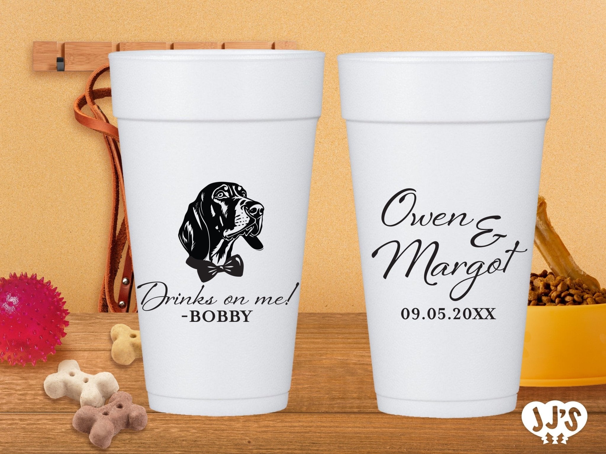 Pet Dog Custom Styrofoam Cups - JJ's Party House: Birthday,Balloons,Favors,Gifts