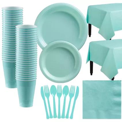 Robin's Egg Blue Tableware - JJ's Party House: Birthday,Balloons,Favors,Gifts