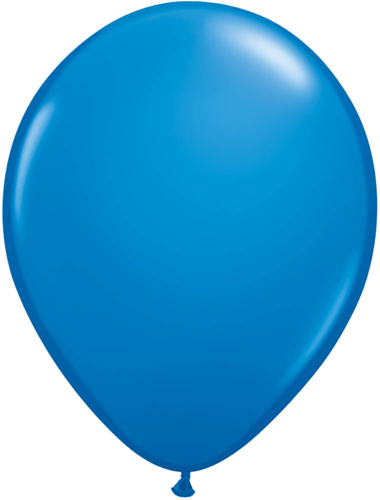 11'' DARK BLUE LATEX BALLOONS - JJ's Party House: Custom Party Favors, Napkins & Cups