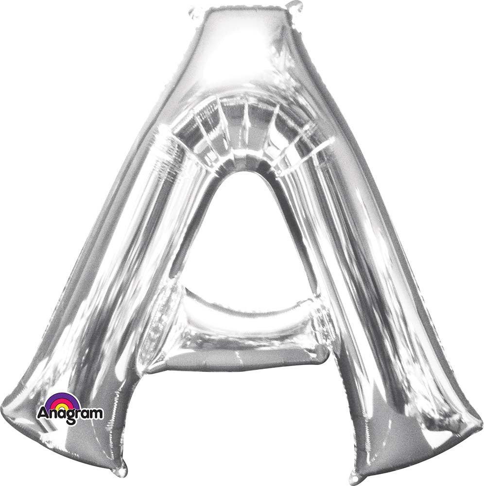 33'' LETTER A SILVER - JJ's Party House: Custom Party Favors, Napkins & Cups