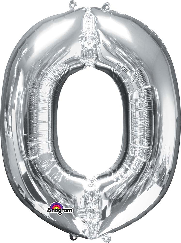33'' LETTER O SILVER - JJ's Party House