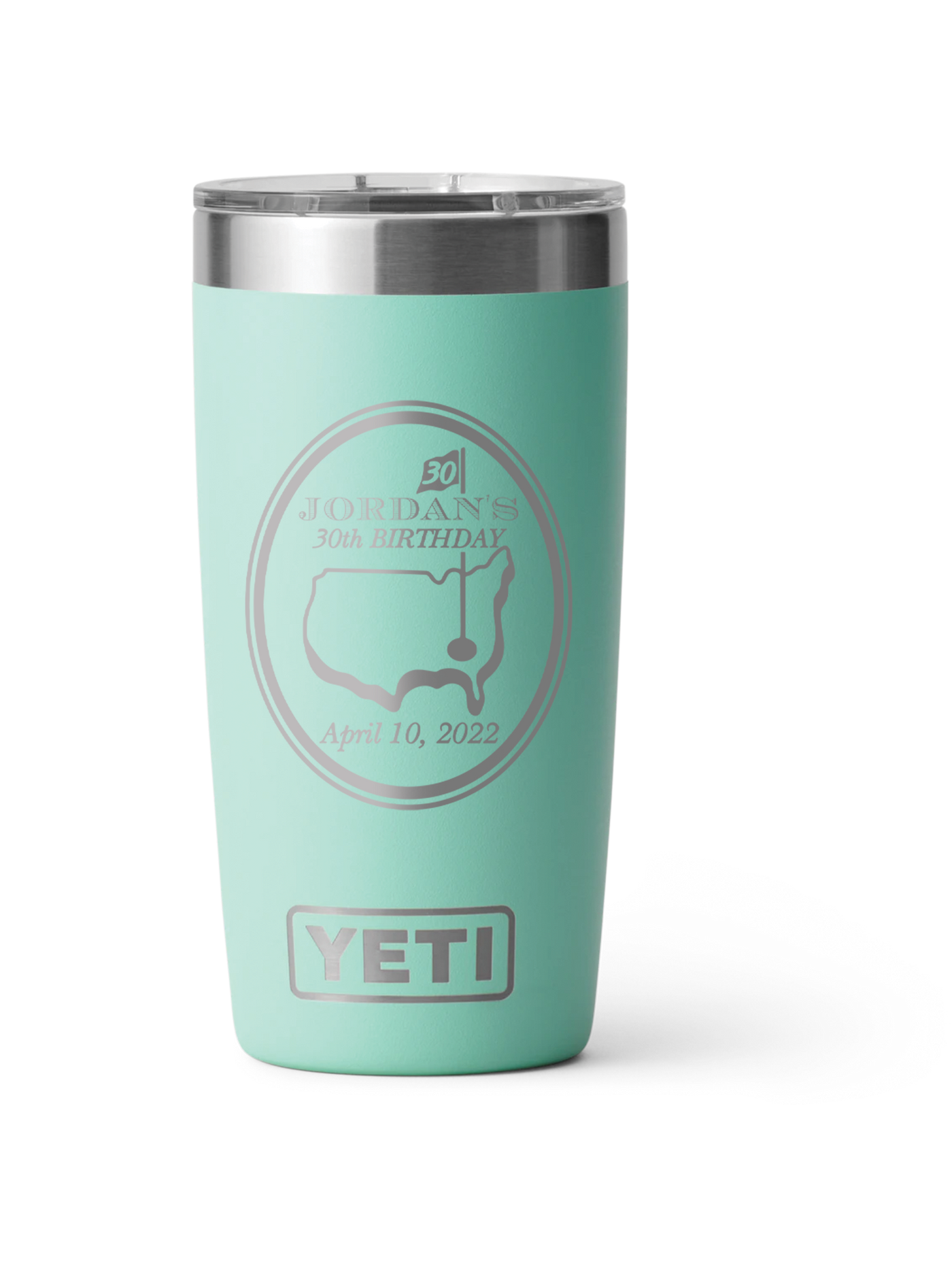 Yeti Personalized 20oz Laser Engraved Birthday Gift for Men and Women