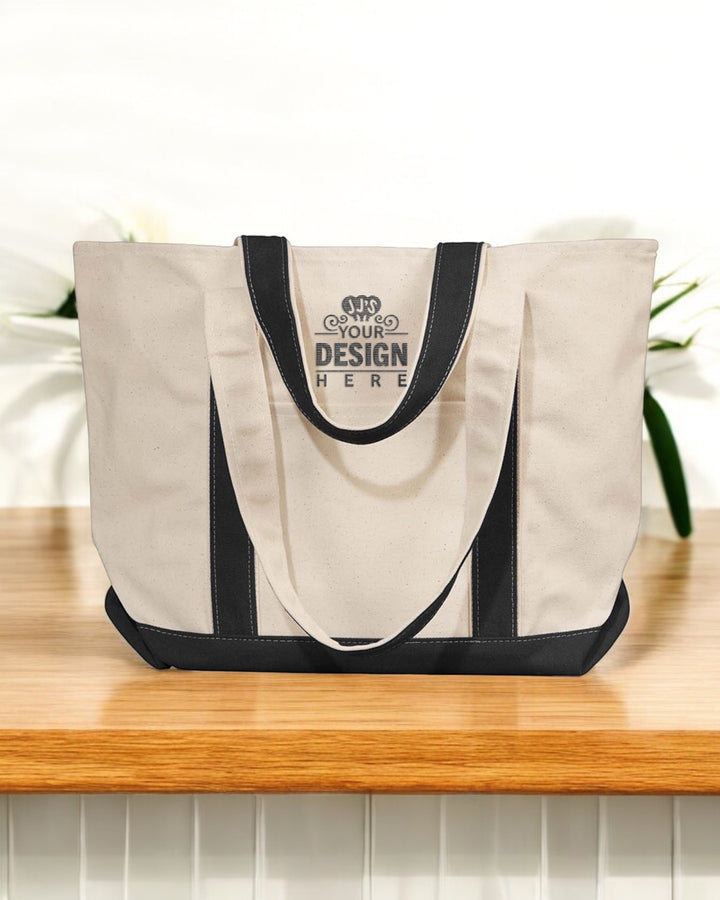 Design Your Own Personalized Embroidered Canvas Tote Bags