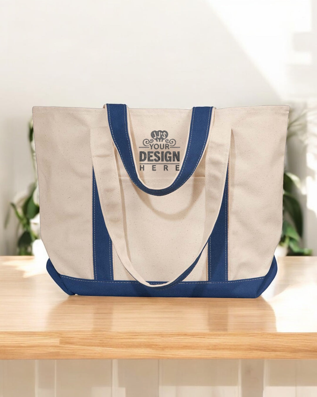 Design Your Own Personalized Embroidered Canvas Tote Bags