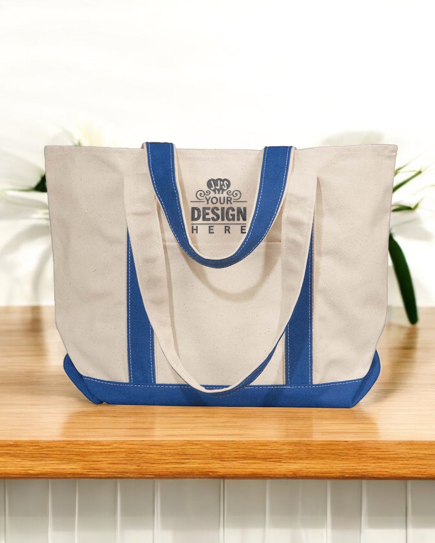 Design Your Own Personalized Embroidered Canvas Tote Bags