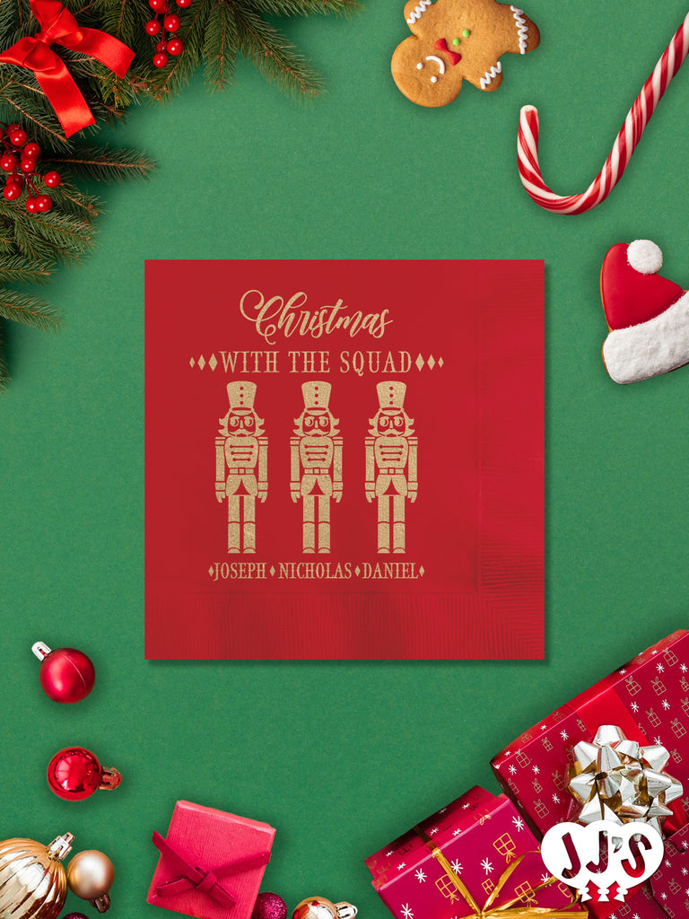 Christmas with the Squad Christmas Napkins