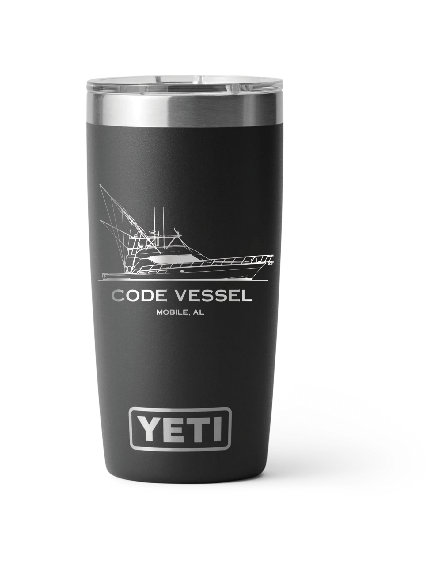 Yeti 20oz Personalized Tumbler Gift for Fishing, Fisherman, Fly Fishing, Beach, Lake or Ocean Enthusiast