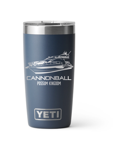 Yeti 20oz Personalized Tumbler Gift for Fishing, Fisherman, Fly Fishing, Beach, Lake or Ocean Enthusiast