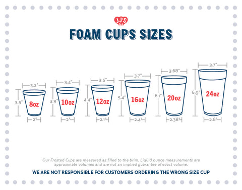 Pop Fizzle Clink Personalized Styrofoam Cups