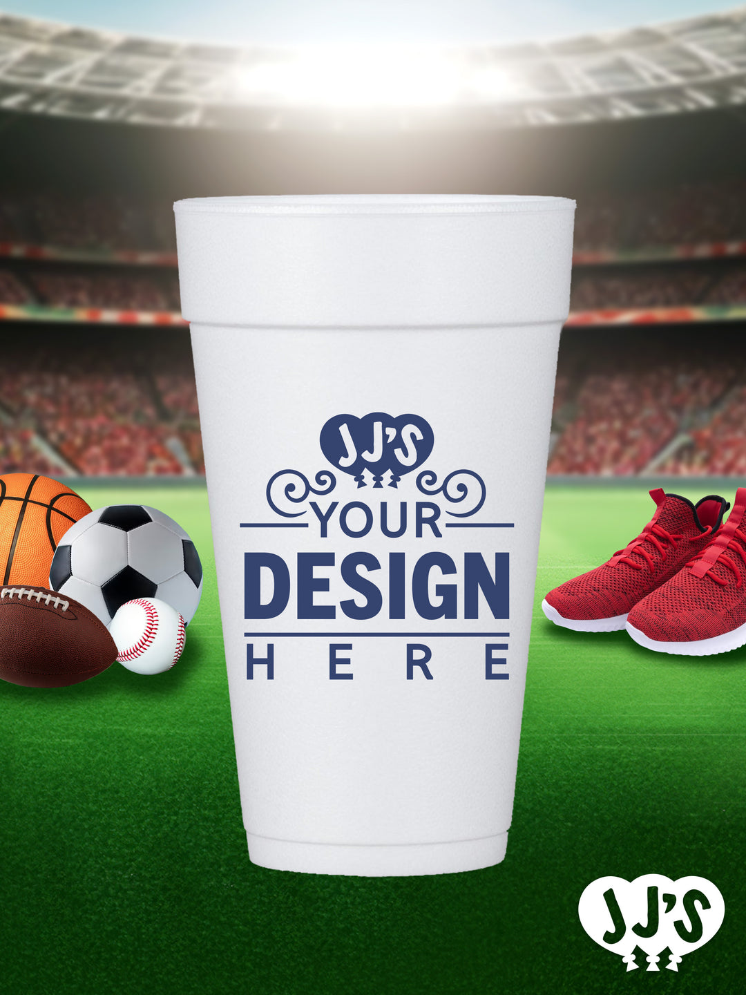 Tailgate Party Supplies - Custom Styrofoam Cups