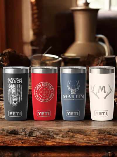 Yeti Personalized 20oz Tumbler Gift for Hunting, Ranching, Cattle Brand Enthusiast