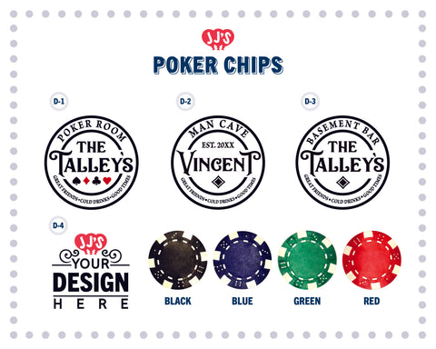 Custom Leather 100 Chip Poker Set