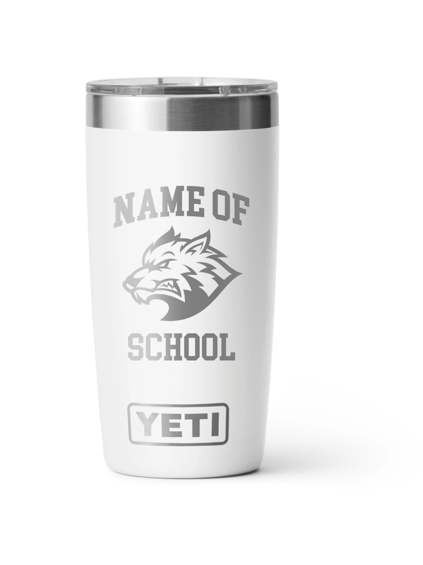 Yeti Personalized 20oz College, University or High School Graduation Laser Engraved Tumbler Gift