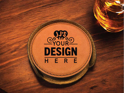 Design Your Own Groomsman Custom Bar Coaster Set 6pc