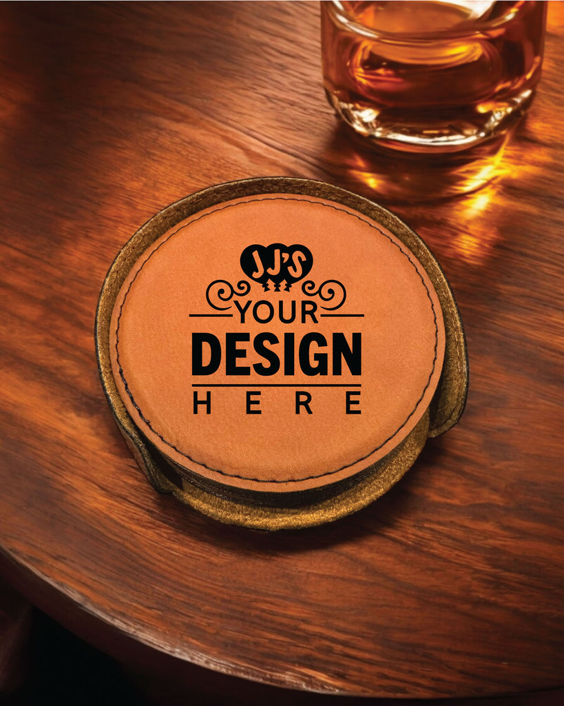 Design Your Own Groomsman Custom Bar Coaster Set 6pc