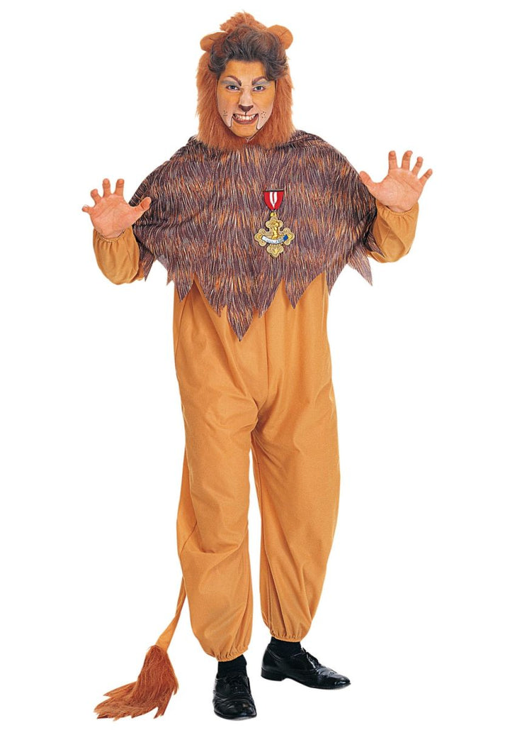 Adult Cowardly Lion Costume (One Size) - JJ's Party House: Birthday, Balloons & Custom Party Favors