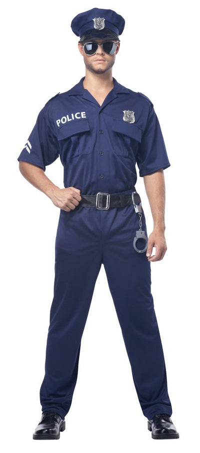 Adult Police Officer Costume - JJ's Party House: Custom Party Favors, Napkins & Cups