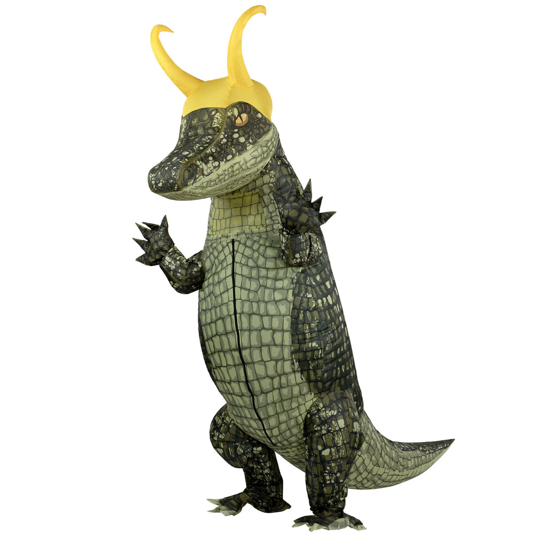 Alligator Loki Inflatable Costume - Adult One Size - JJ's Party House