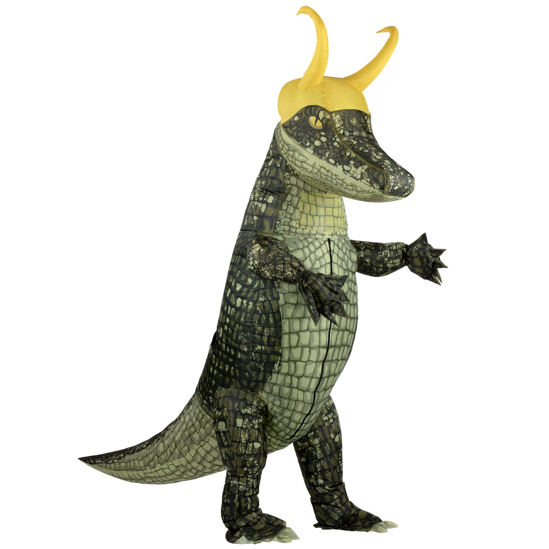 Alligator Loki Inflatable Costume - Adult One Size - JJ's Party House