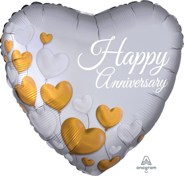Anniversary Platinum Balloon - JJ's Party House: Custom Party Favors, Napkins & Cups