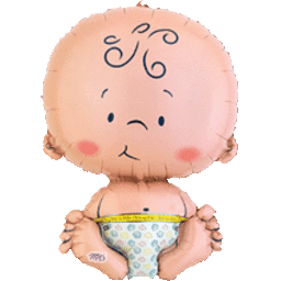 Welcome Baby Boy Jumbo Balloon 24"