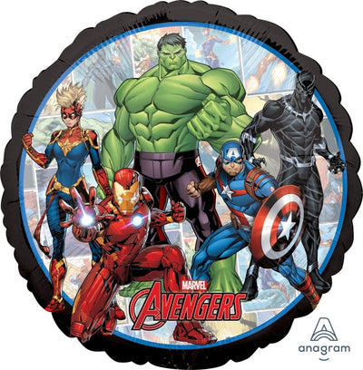 Avengers Powers Mylar 17'' - JJ's Party House: Custom Party Favors, Napkins & Cups
