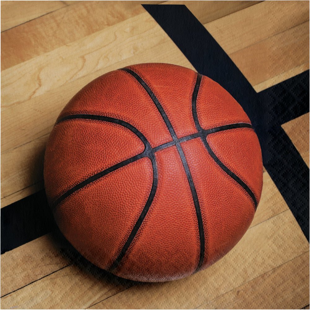 Basketball Lunch Napkins 16ct - JJ's Party House McAllen, TX