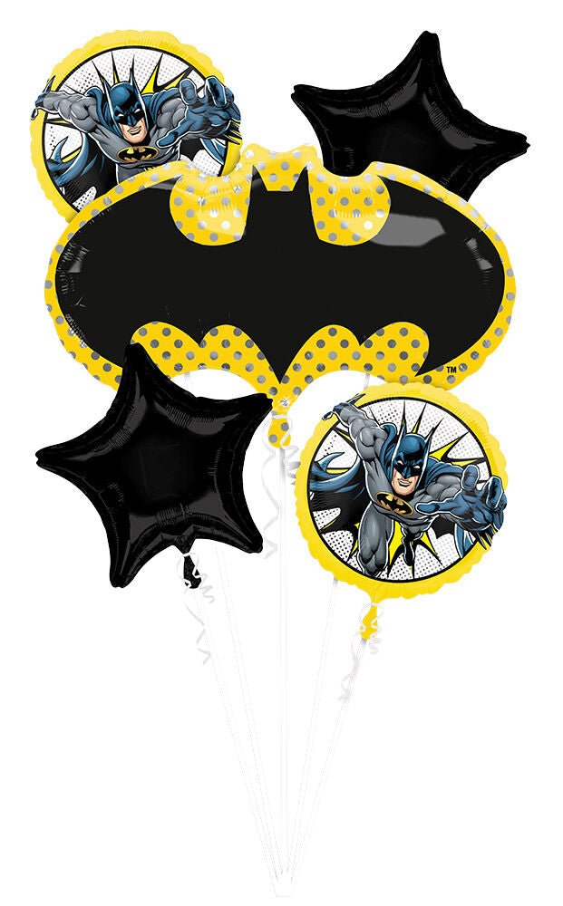 Batman Balloon Bouquet - JJ's Party House: Birthday, Balloons & Custom Party Favors