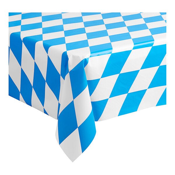 Bavarian Diamonds Plastic Table Cover Roll, 40" x 150' - JJ's Party House: Birthday, Balloons & Custom Party Favors