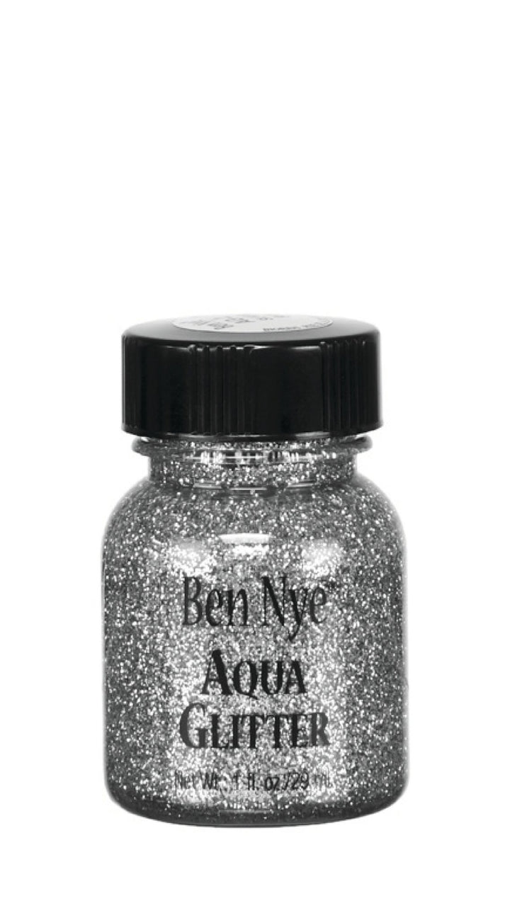 Ben Nye Aqua Glitter Silver Paint 1oz. - JJ's Party House McAllen, TX