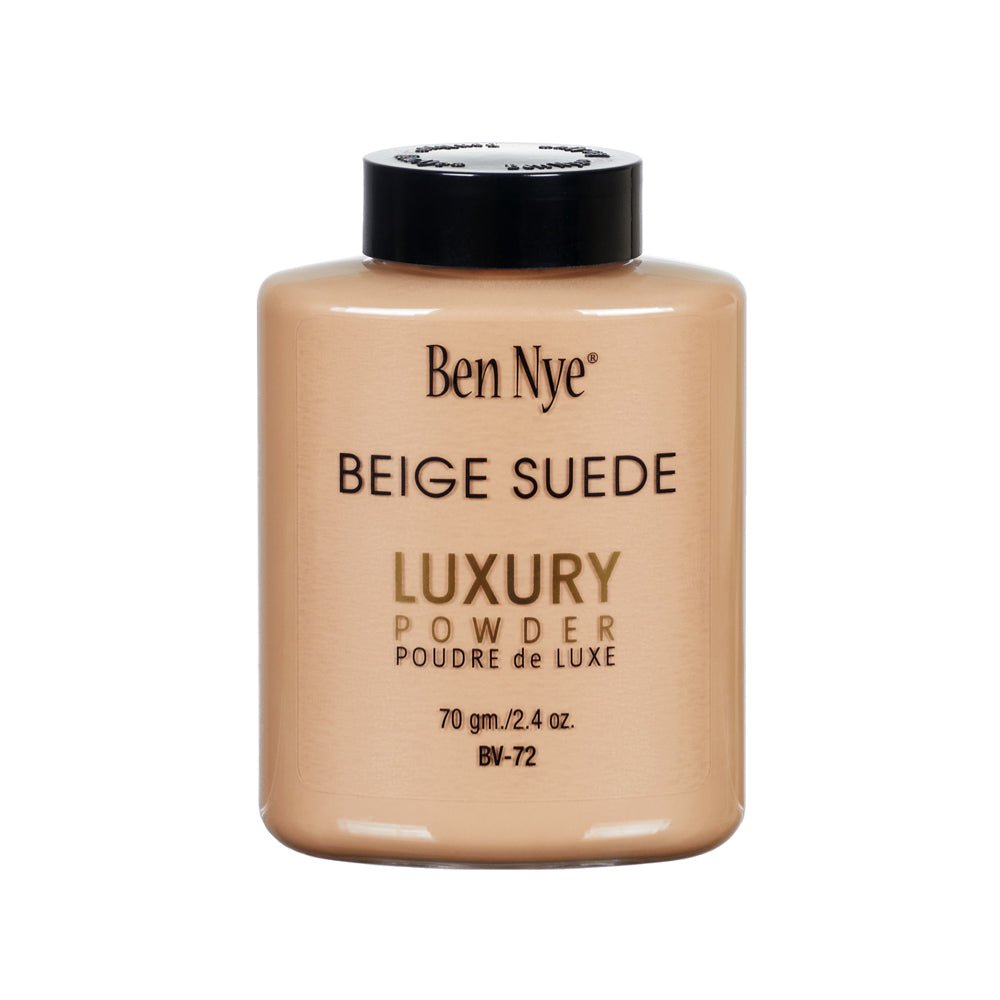 Ben Nye Beige Suede Luxury Powder 3oz. - JJ's Party House McAllen, TX