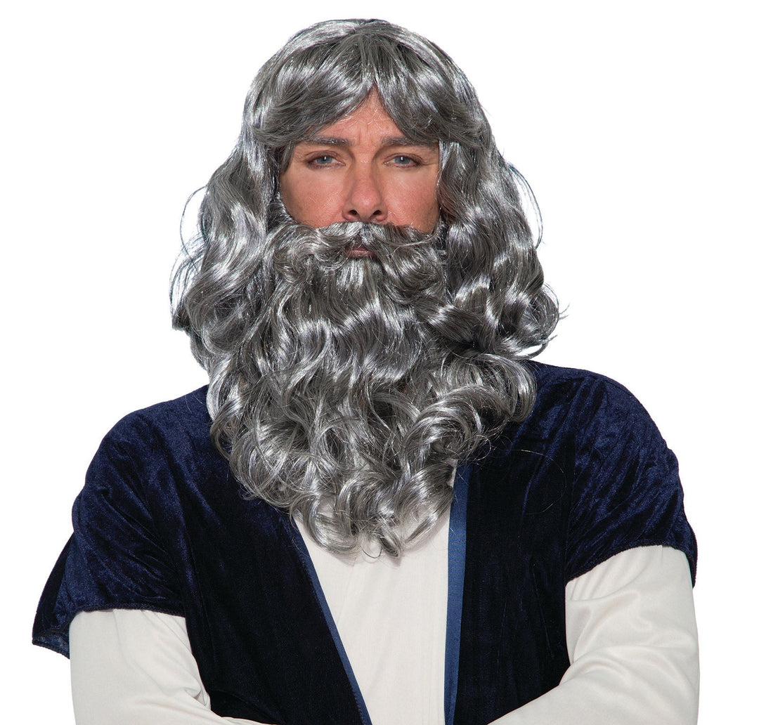 Biblical Wig & Beard Gray - JJ's Party House