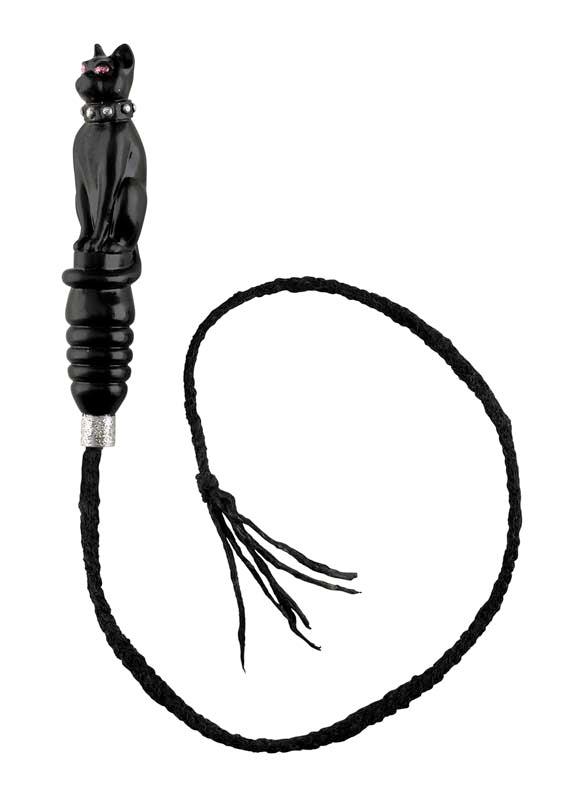 Black Cat Whip W/Garter - JJ's Party House