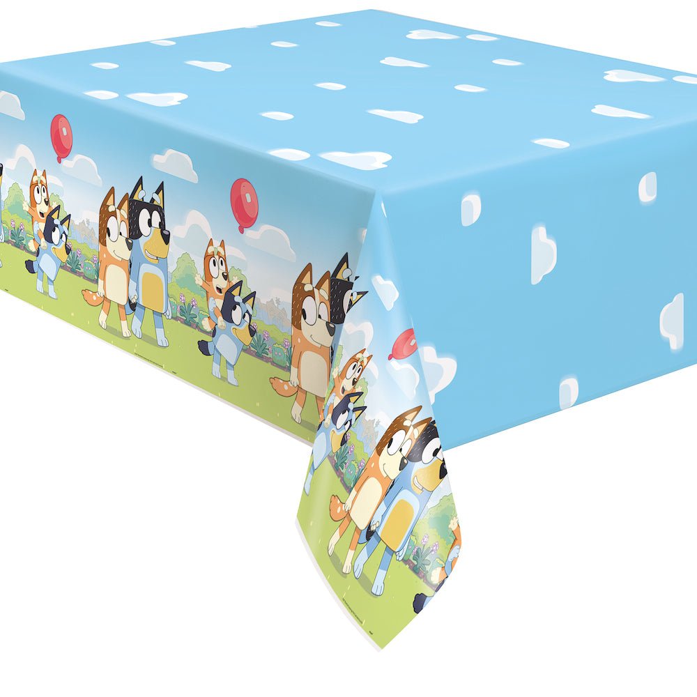 Bluey Plastic Table Cover, 54in x 84in - JJ's Party House: Birthday, Balloons & Custom Party Favors