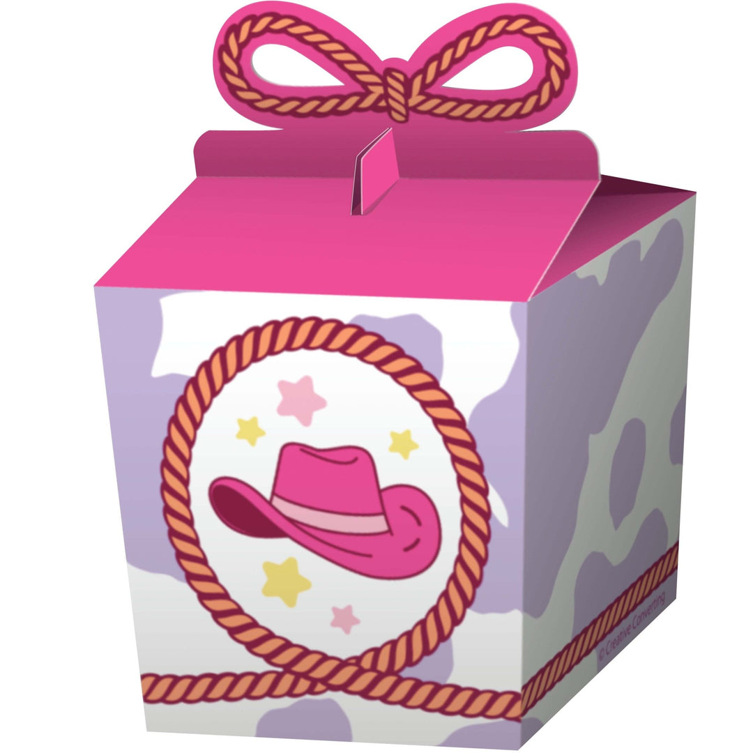 Boots and Bows Party Favor Box 8ct - JJ's Party House McAllen, TX