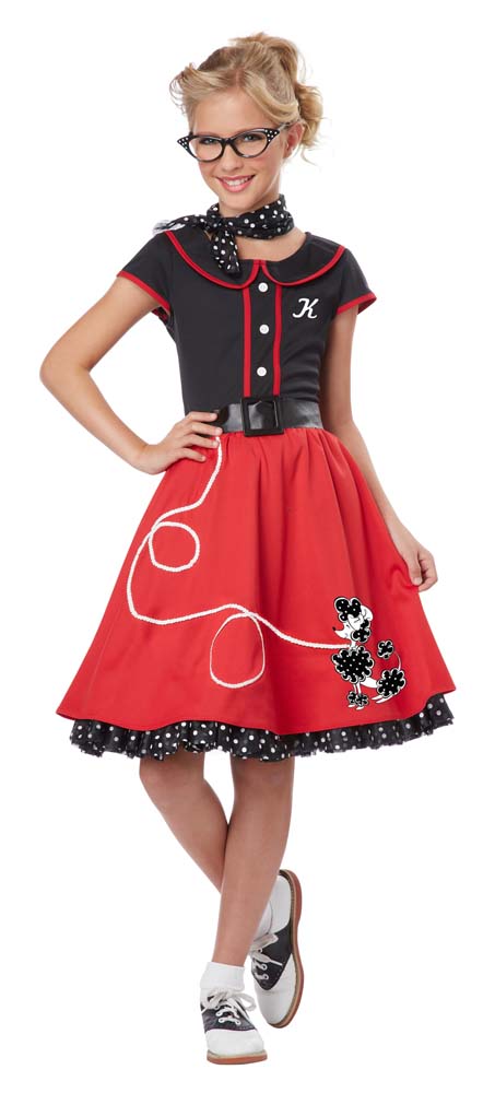 Girls 50's Sweetheart Costume