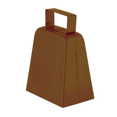 Brown Cowbell 4'' - JJ's Party House