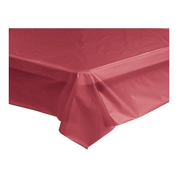 Burgundy Plastic Table Cover Roll, 40" x 150' - JJ's Party House: Birthday, Balloons & Custom Party Favors