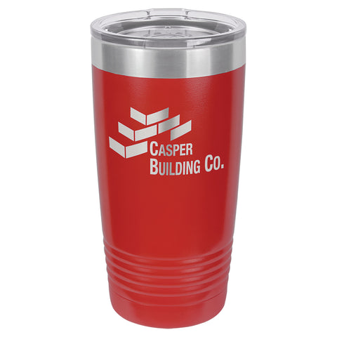 Polar Camel 20 oz. Red Ringneck Vacuum Insulated Tumbler