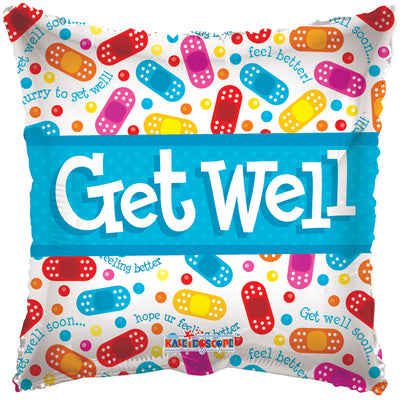 Get Well Band Aids Balloon