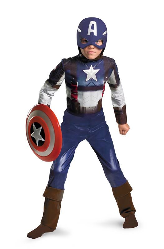 Captain America Movie Child Cl - JJ's Party House: Custom Party Favors, Napkins & Cups